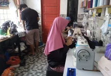 Sanawiya Perluas Pasar Usaha Jahit lewat Media Sosial
