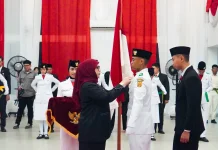 Tiga Puluh Tiga Paskibraka Banjarbaru Siap Berdiri di Garda Terdepan HUT RI