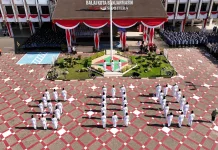 Formasi 500 Paskibraka Banjarmasin Sukses, Simbol menuju Usia 500 Tahun