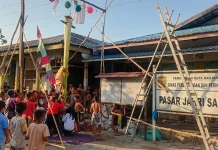 Semarak HUT ke-81 RI, Anak-anak Meriahkan Lomba di Pasar Jahri Saleh