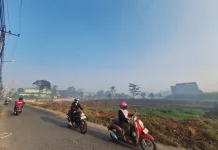 Kabut Asap Pekat Selimuti Banjarmasin