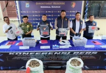 Polda Kalsel Gagalkan Penyelundupan 64 Kg Sisik Trenggiling