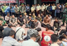 Dandim 1001/HSU-BLG Kawal Aksi Damai PBST Kondusif