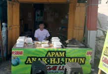 Kue Apem Barabai Buka di Jalan Masjid Jami Banjarmasin