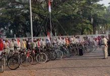 Saban Banjarmasin Maknai Kemerdekaan melalui Sepeda Antik