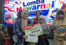 Bunda PAUD Apresiasi Lomba Mewarnai MKK dan RRI Banjarmasin