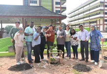 Kolaborasi UNISKA-INTI Diwujudkan melalui Penanaman Pohon