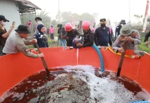 Polda Kalsel Uji Coba Cairan Minyak Nabati untuk Atasi Karhutla