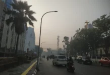 Kalsel Cerah Berawan dan Diselimuti Kabut Asap