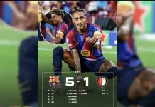 Barcelona Awali Liga Champions dengan Kemenangan Telak 5-1 Atas Feyenoord