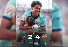 Yamal Cetak Brace, Barcelona Taklukkan Levante 4-2