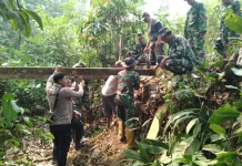 Kodim 1002/HST Gelar Karya Bakti di Tanah Habang