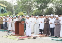 Warga Barito Kuala Gelar Sholat Istisqa di tengah Kondisi Kemarau Panjang