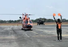 Helikopter Basarnas HR-3604 Tiba di Banjarbaru, Perkuat Evakuasi Korban KM Virgo