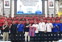 Pelepasan Tim Wasaka Muda Indonesia U13 menuju Piala Soeratin Nasional 2026