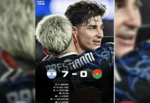 Pesta Gol tanpa Messi, Argentina Libas Burkina Faso 7-0 di FIFA Matchday