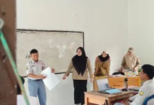 Tagana Masuk Sekolah, Pelajar Banjarbaru Dibekali Kesiapsiagaan Hadapi Bencana