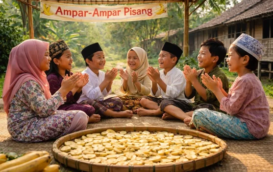 Ampar-Ampar Pisang, Lagu Banjar yang Hidup dalam Permainan Anak