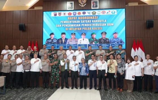 Gubernur Kalsel Muhidin Pimpin Pembentukan Satgas Karhutla dan Pengawasan BBM
