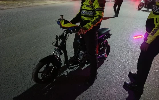 Polresta Banjarmasin Sikat Motor Balap   Liar, Jawab Keresahan Warga