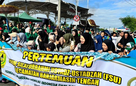 Jalan Sehat 1 Muharam di Banjarmasin Menjadi Ajang Silaturahmi