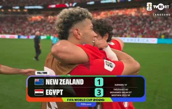 Kemangan Mesir Atas New Zealand Memanaskan Persaingan Grup G