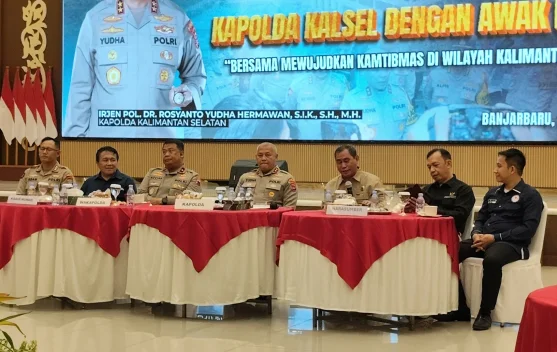 Kapolda Kalsel : Media Mitra Strategis dalam Menjaga Kamtibmas