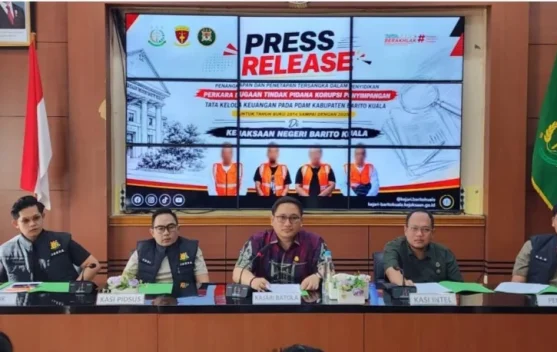 Berkali Kali Mangkir, Empat Pejabat PDAM Batola Resmi Ditahan