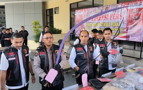 Polda Kalsel Sikat Ratusan Tersangka Kasus  Curat Curas dan Curanmor