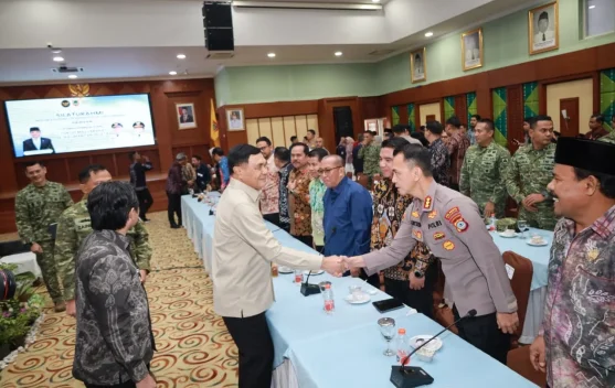 Kapolresta Banjarmasin Hadiri Kunjungan Silaturahmi Menko Polkam
