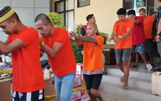 Polda Kalsel Sikat 126 Tersangka Curat Curas hingga Curanmor