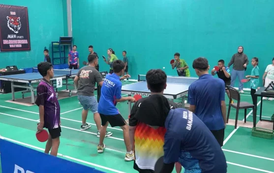 Harjad ke-500 Banjarmasin, Ratusan Atlet Ramaikan Kejuaraan Tenis Meja