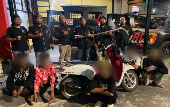 Polresta Banjarmasin Amankan Lima Remaja Terlibat Tawuran