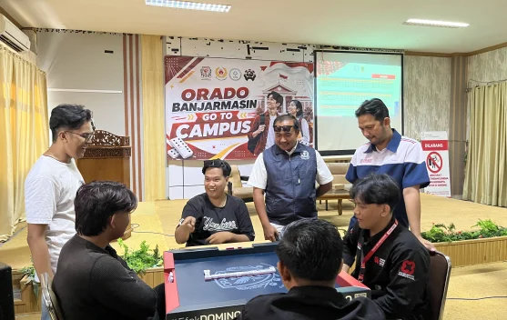 ORADO Banjarmasin Go To Campus, Kenalkan Olahraga Domino ke Mahasiswa