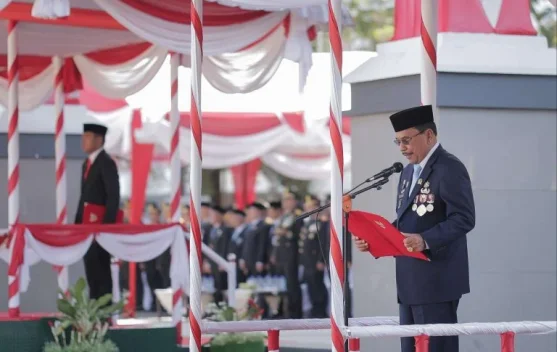 HUT ke-81 RI, Ketua DPRD Kalsel Bacakan Teks Proklamasi Kemerdekaan