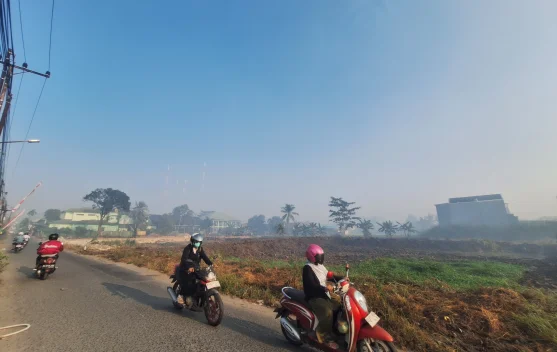 Kabut Asap Pekat Selimuti Banjarmasin