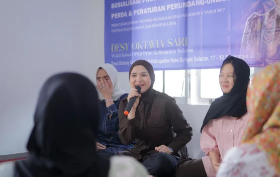 Sosialisasikan Perda Budaya Banua, Desy Oktavia Ajak Warga Jaga Kearifan Lokal