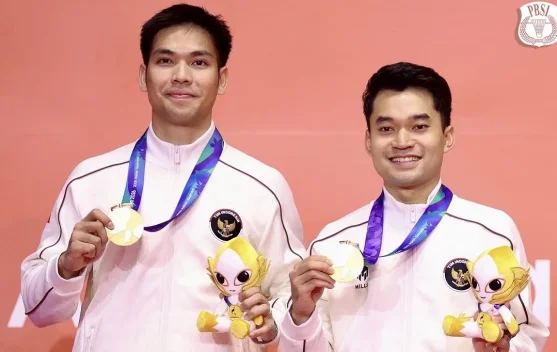 Leo/Daniel Sumbang Medali Emas untuk Indonesia di Asian Games 2026