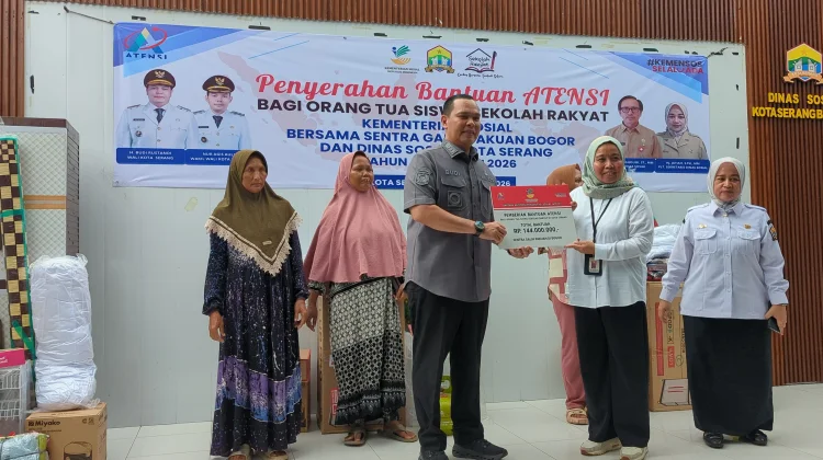 Bantuan ATENSI Kota Serang Disalurkan ke 48 Orang Tua Sekolah Rakyat