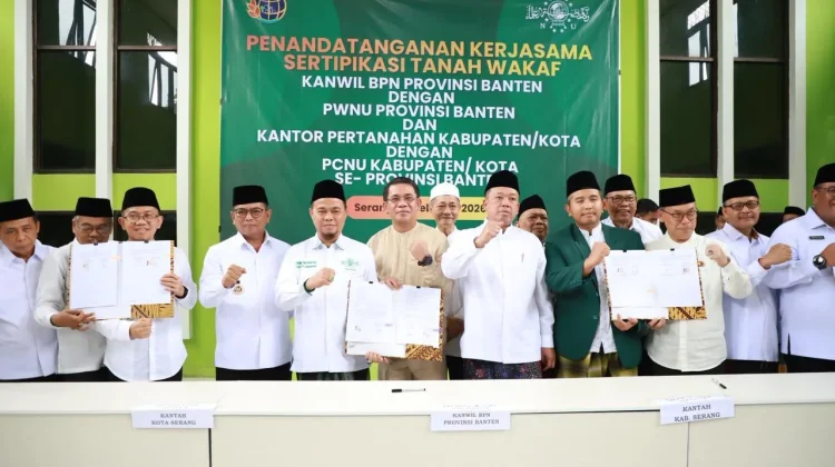 Kantah Kabupaten Serang Beri Parhatian Sertipikat Tanah Wakaf