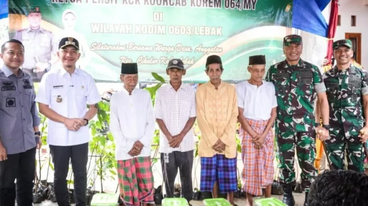 Jaga Kelestarian Lingkungan, Korem 064/Maulana Yusuf Tanam Pohon di Lebak