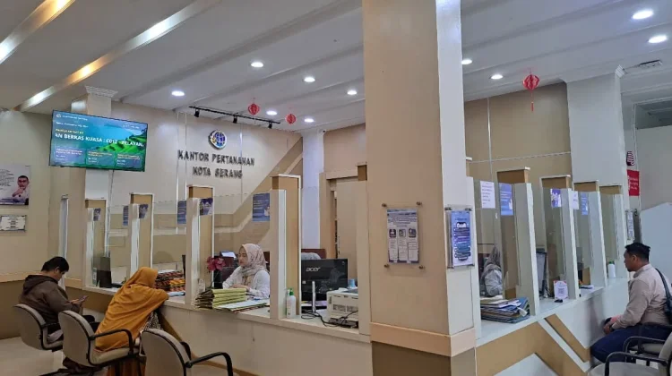 Pelayanan Kantor Pertanahan Kota Serang Kembali Normal