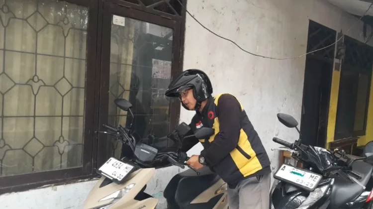 Bonus Hari Raya Ojol di Pandeglang Mulai Direalisasikan