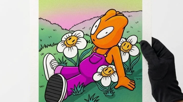 Karakter Flowki Jadi Identitas Karya Ilustrator Banten