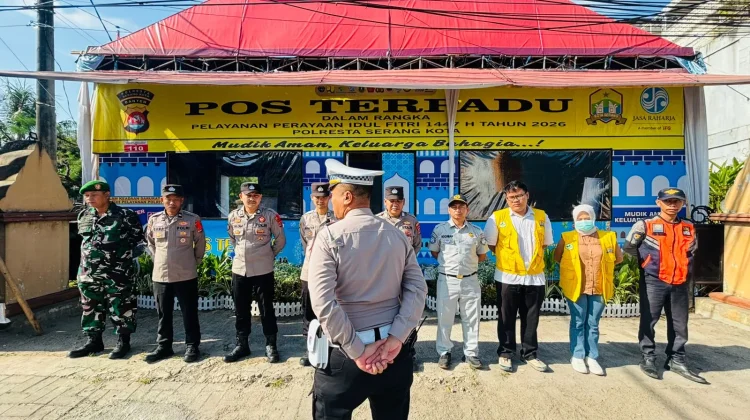 Posko Mudik Kota Serang Hadirkan Layanan 24 Jam
