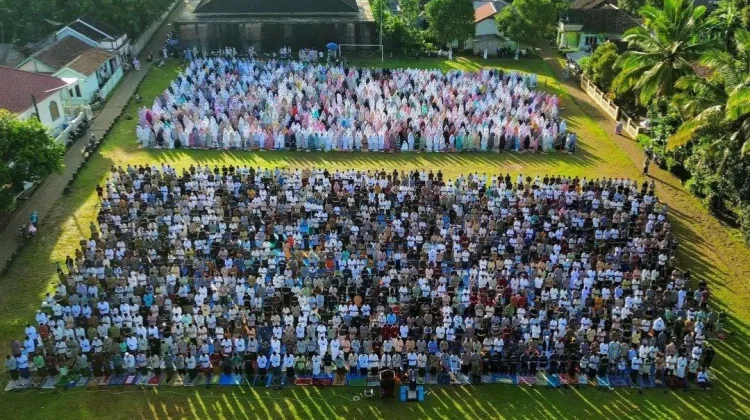 Ribuan Warga Muhammadiyah Pandeglang Laksanakan Salat Idulfitri Hari Ini