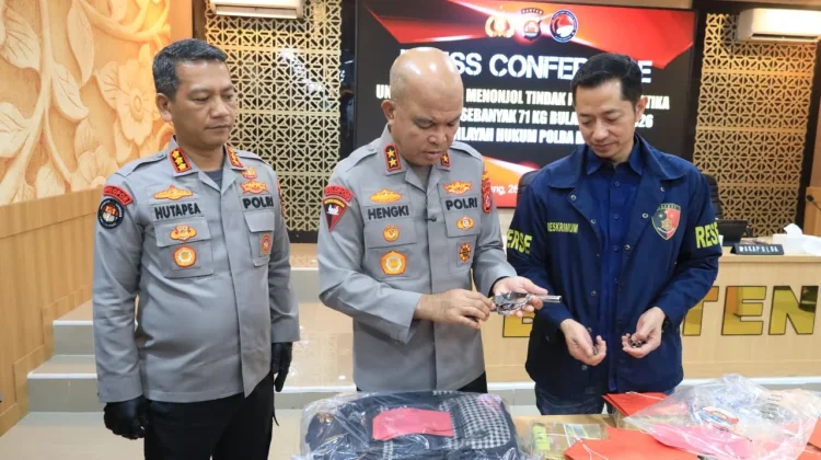 Polda Banten Ringkus Dua Pelaku Kasus Senpi Ilegal