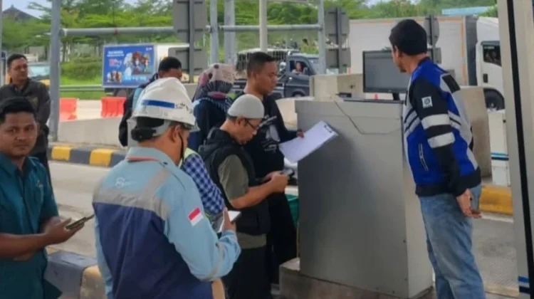 Disperindag Lebak Tera Alat Timbang Tol Serang Panimbang