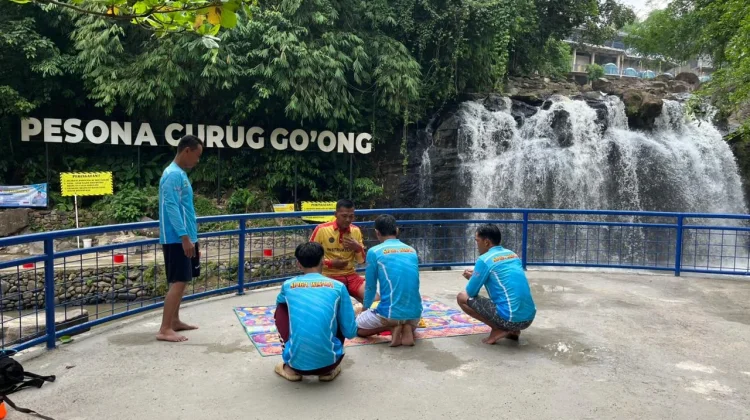 Destinasi Wisata Pesona Curug Goong Perkuat Keamanan Wisata