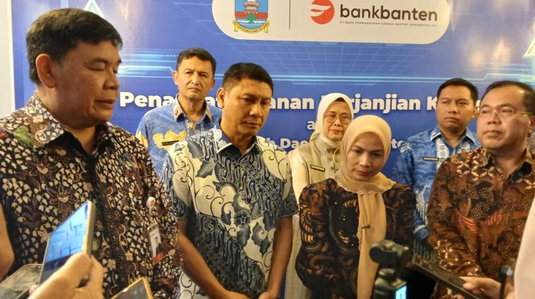 Penempatan RKUD Kabupaten Serang di Bank Banten Diteken